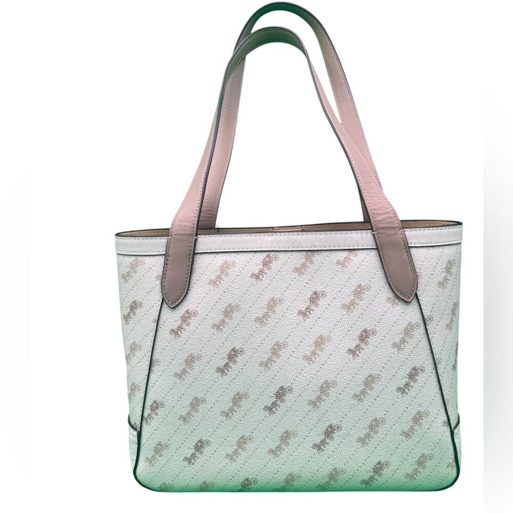 Coach Tote With Horse And Carriage Dot Print Style ✨ - Picture 4 of 10